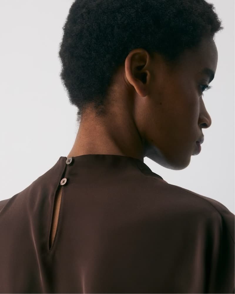 Brown satin blouse  - Image 4