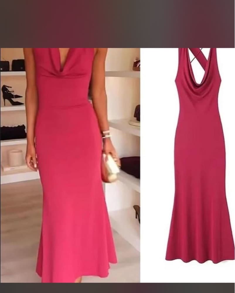 Glamorous Pink Maxi Dress - Image 1