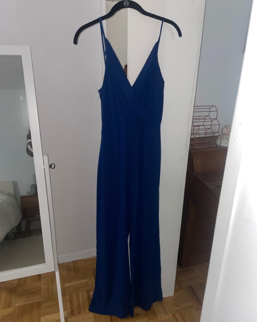 Amanda Uprichard Blue Jumpsuit - Image 2