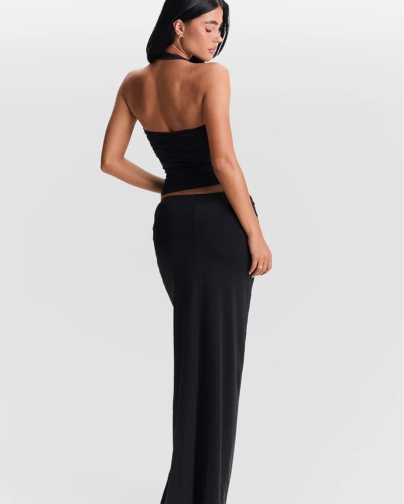 Sasha Therese Black Matching Skirt Set - Image 2