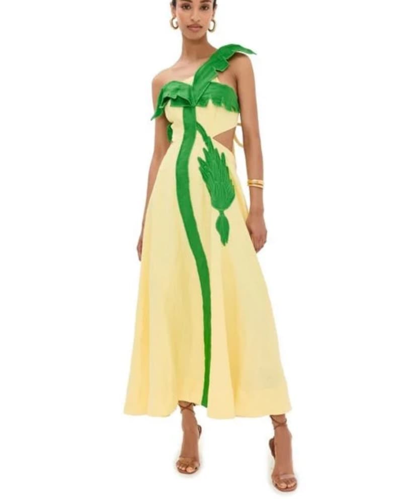 Farm Rio Yellow Dress - Image 2