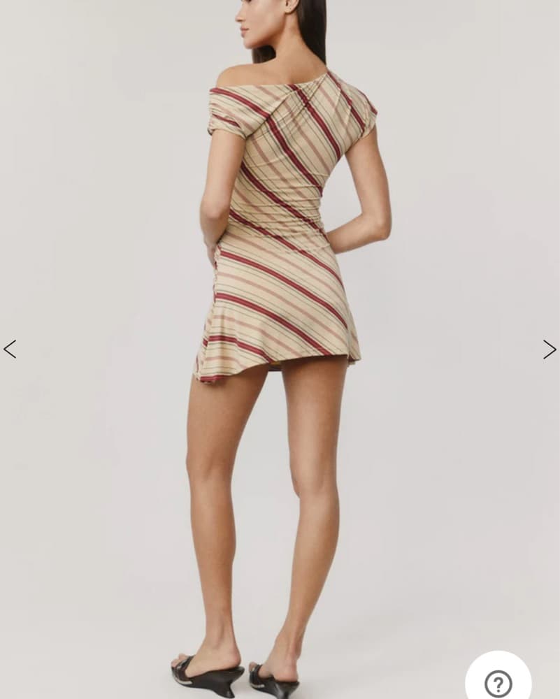 With Jean Striped Camilia Dress - Image 2