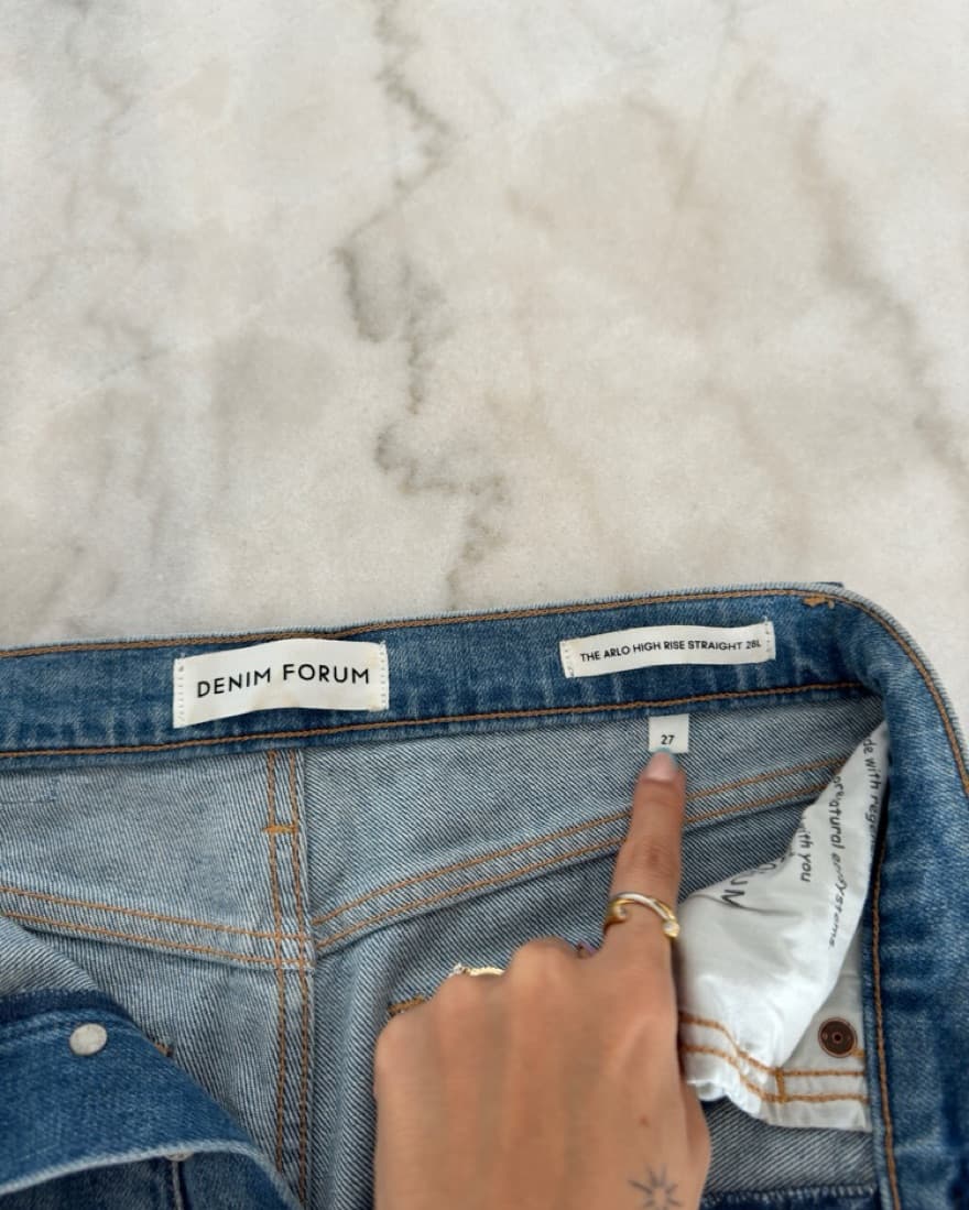 Denim Forum Arlo Hi-rise Straight Jeans - Image 5