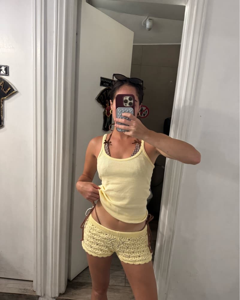 Yellow Crochet set  - Image 4