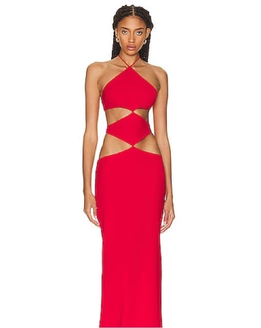 Monot Diamond Cut Out Dress - Image 2
