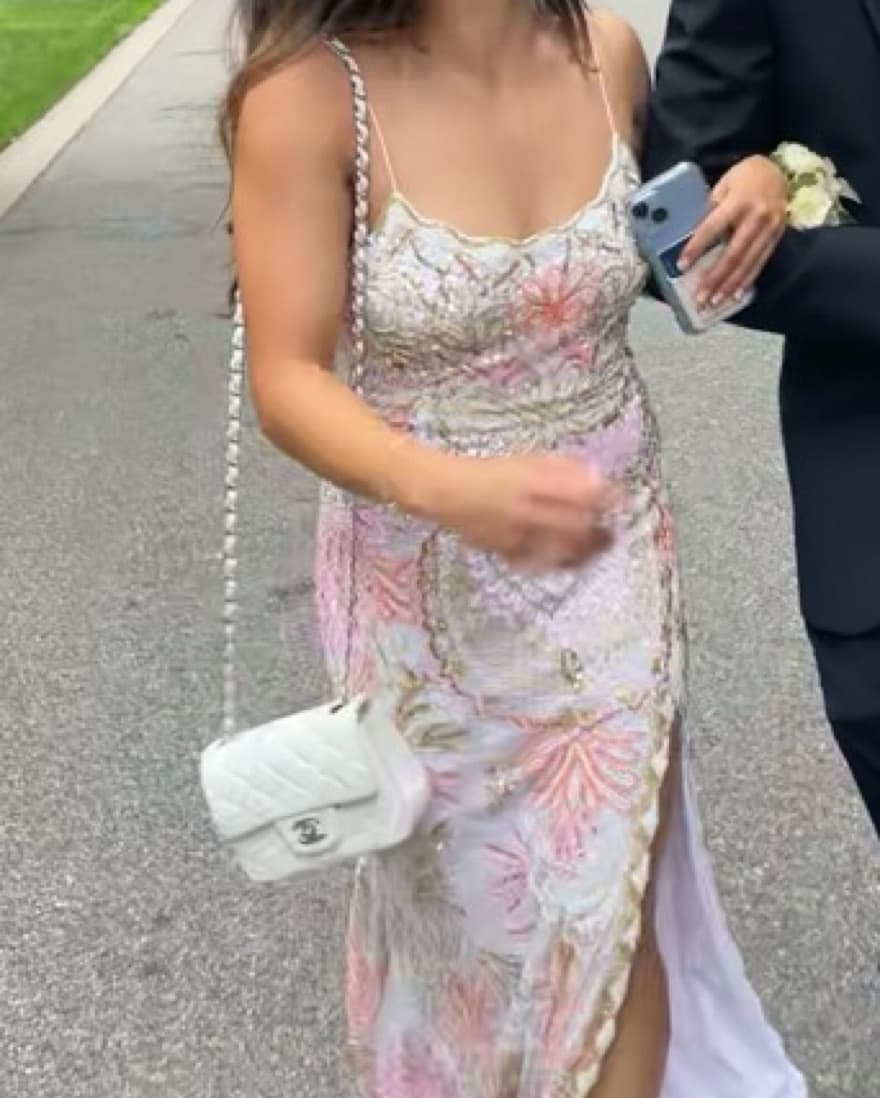 Rachel Allan Beaded Prom Formal Dress  - Image 5