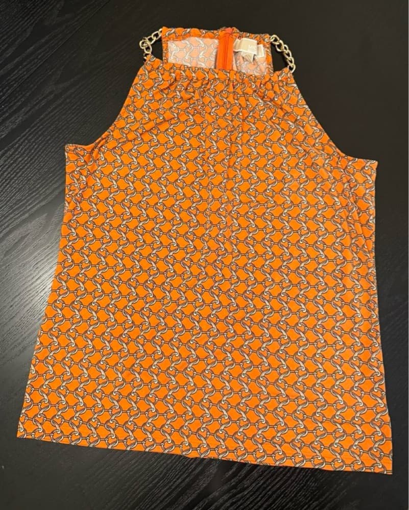 Michael Michael Kors Orange Blouse  - Image 1