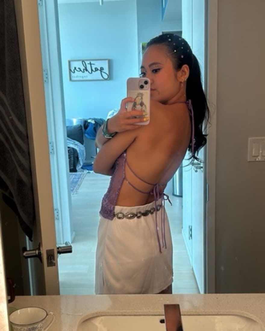 Vintage Wet Seal Beaded Halter Tank - Image 4