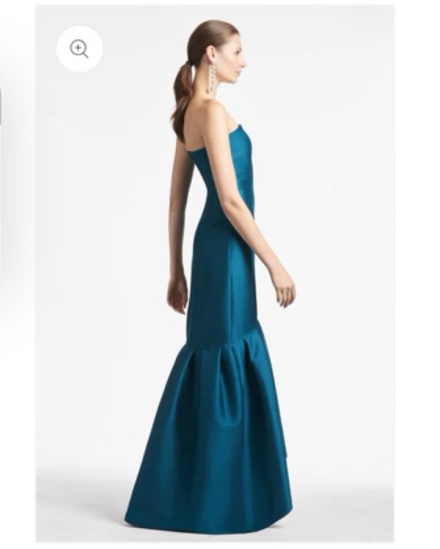 Sachin & Babi Mermaid Gown (blue/green) - Image 3