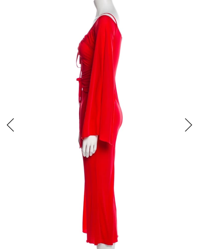 Kim Shui Vibrant Red Maxi Dress  - Image 2
