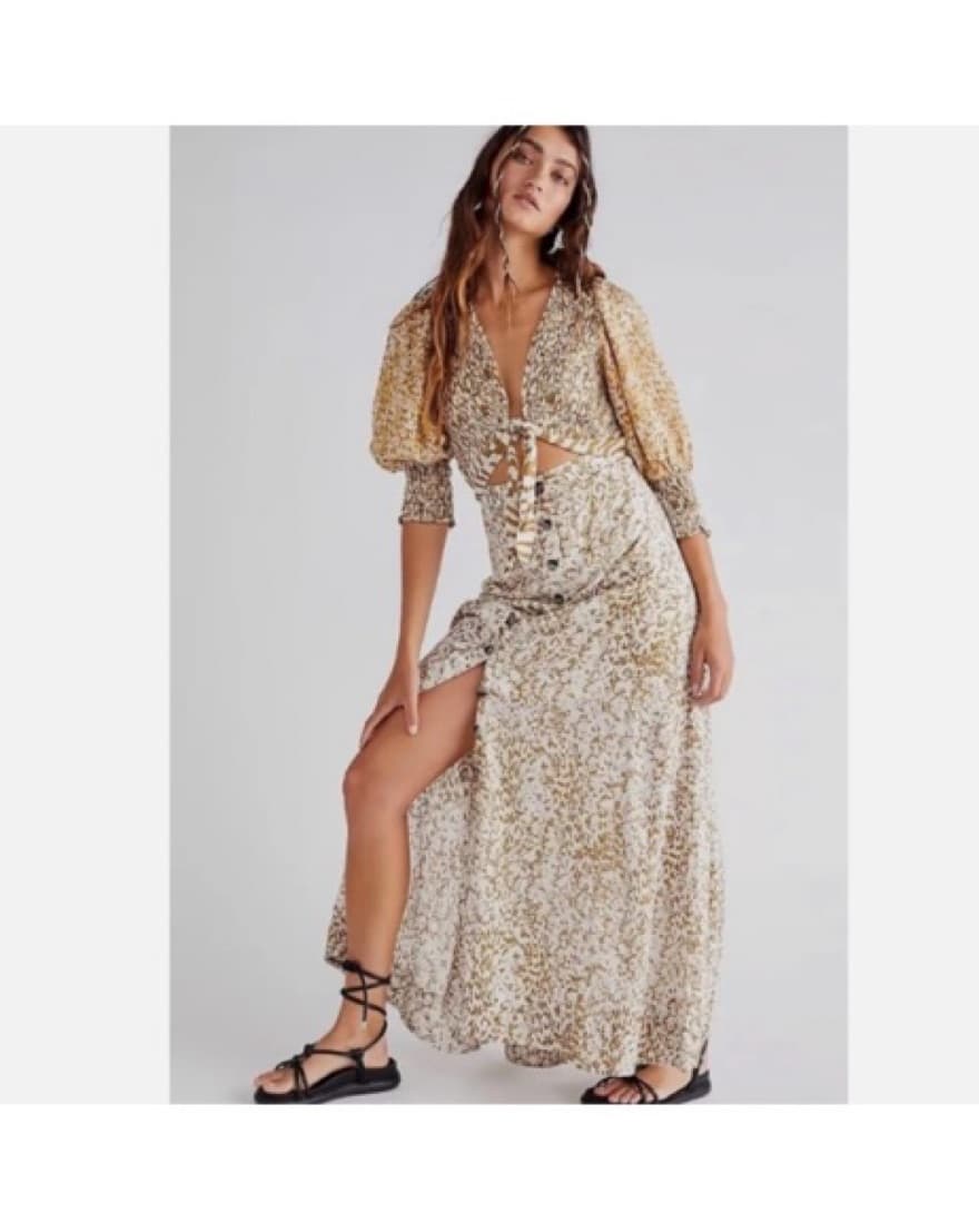 Free People String Of Hearts Maxi Dress - Image 5