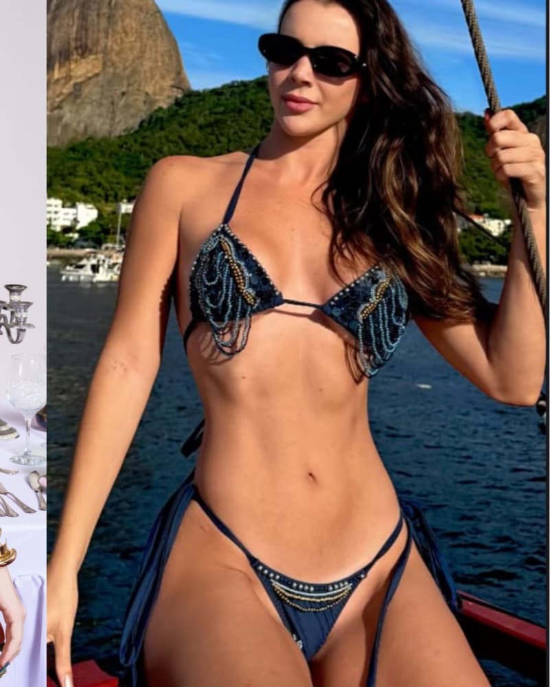 Dazzling Beaded Bikini Set - Image 2