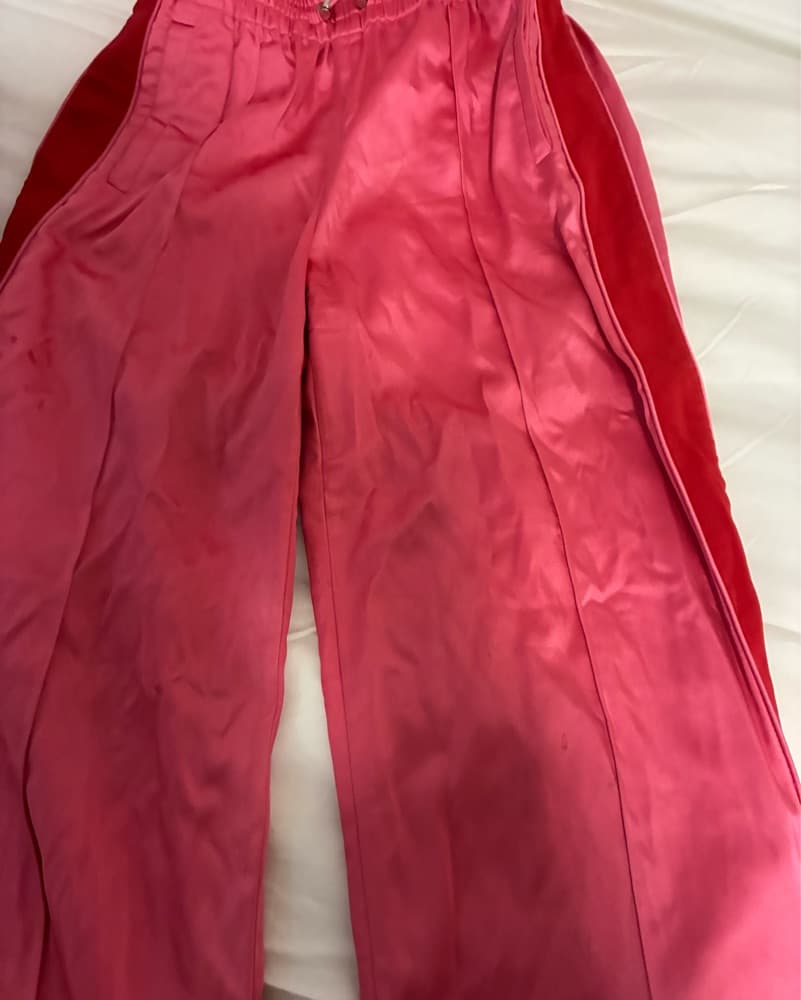 hot pink silk pants  - Image 2