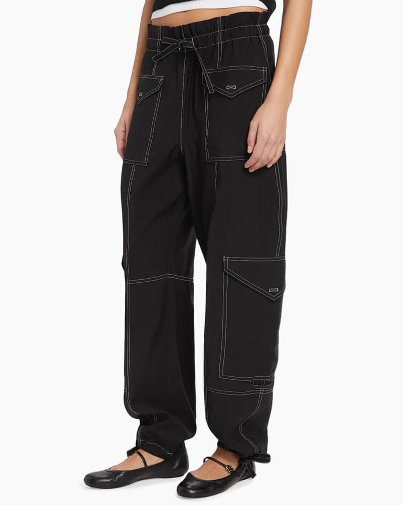 Ganni Drawstring Cargo Pants - Image 1