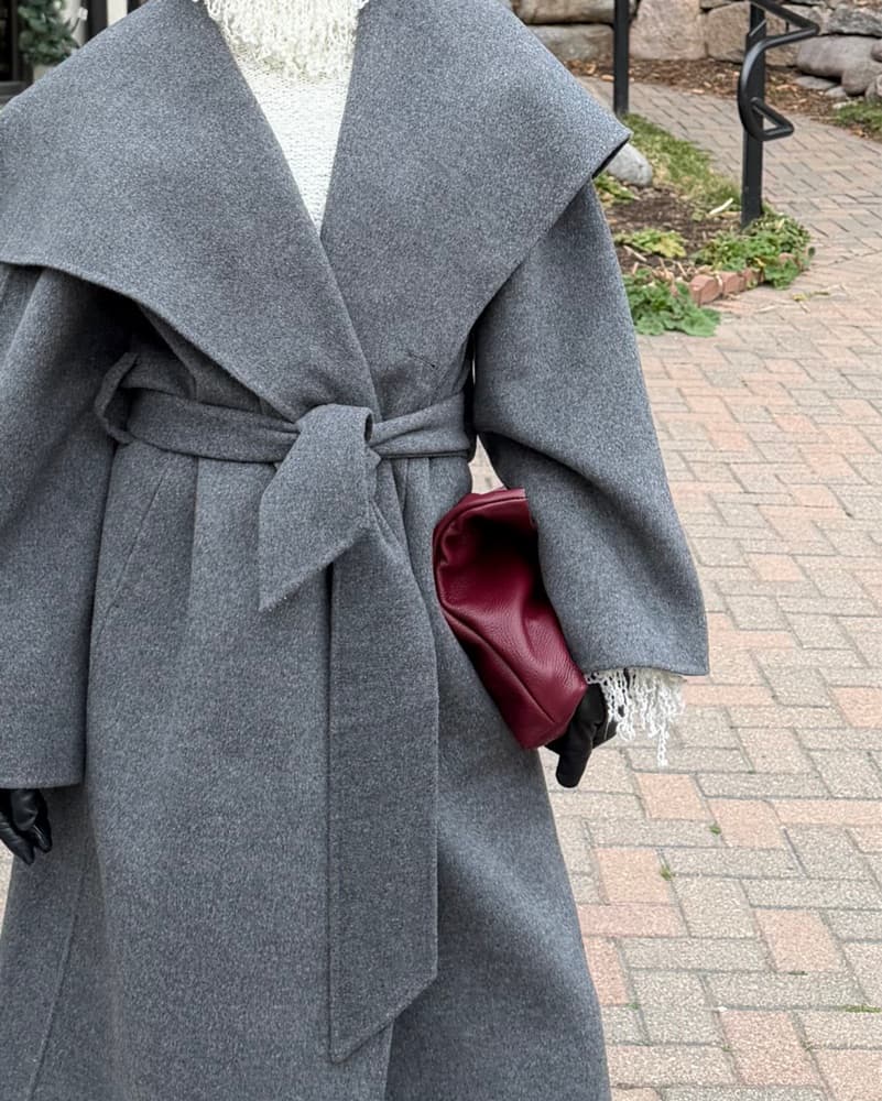 Burgundy Clutch Bag  - Image 3