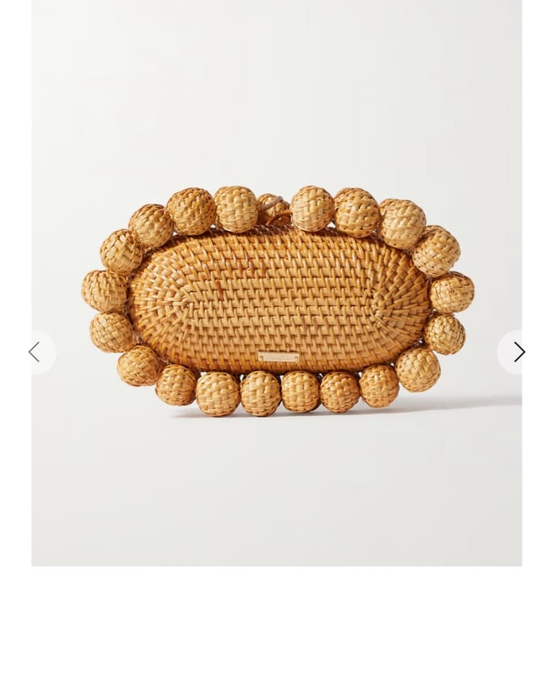 Cult Gaia Rattan Clutch - Image 1