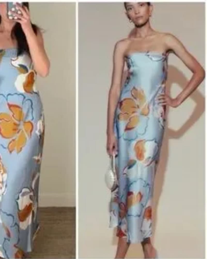 Reformation Floral Print Midi Dress - Image 2