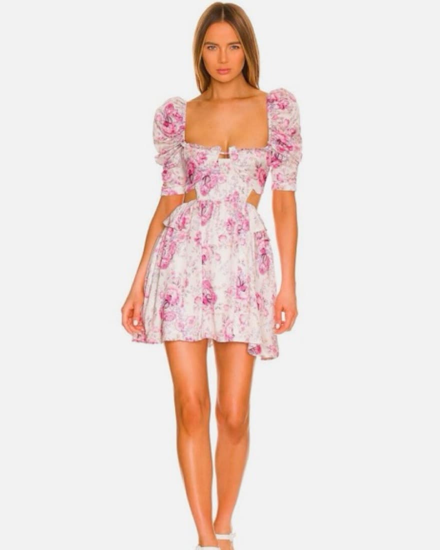 For Love And Lemons Lucia Mini Dress - Image 2