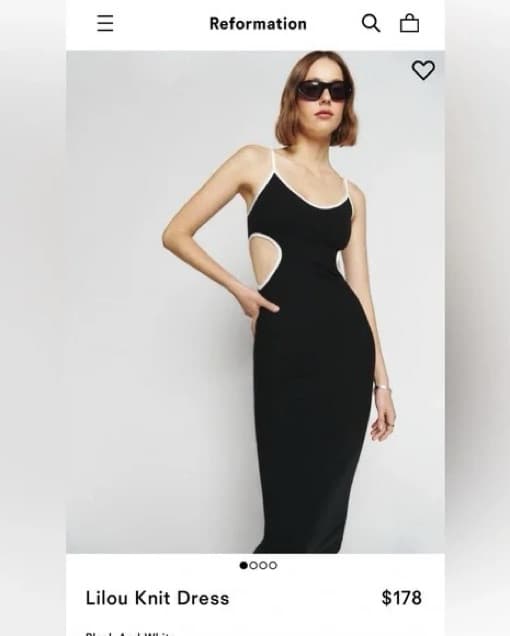 Reformation lilou knit dress - Image 1