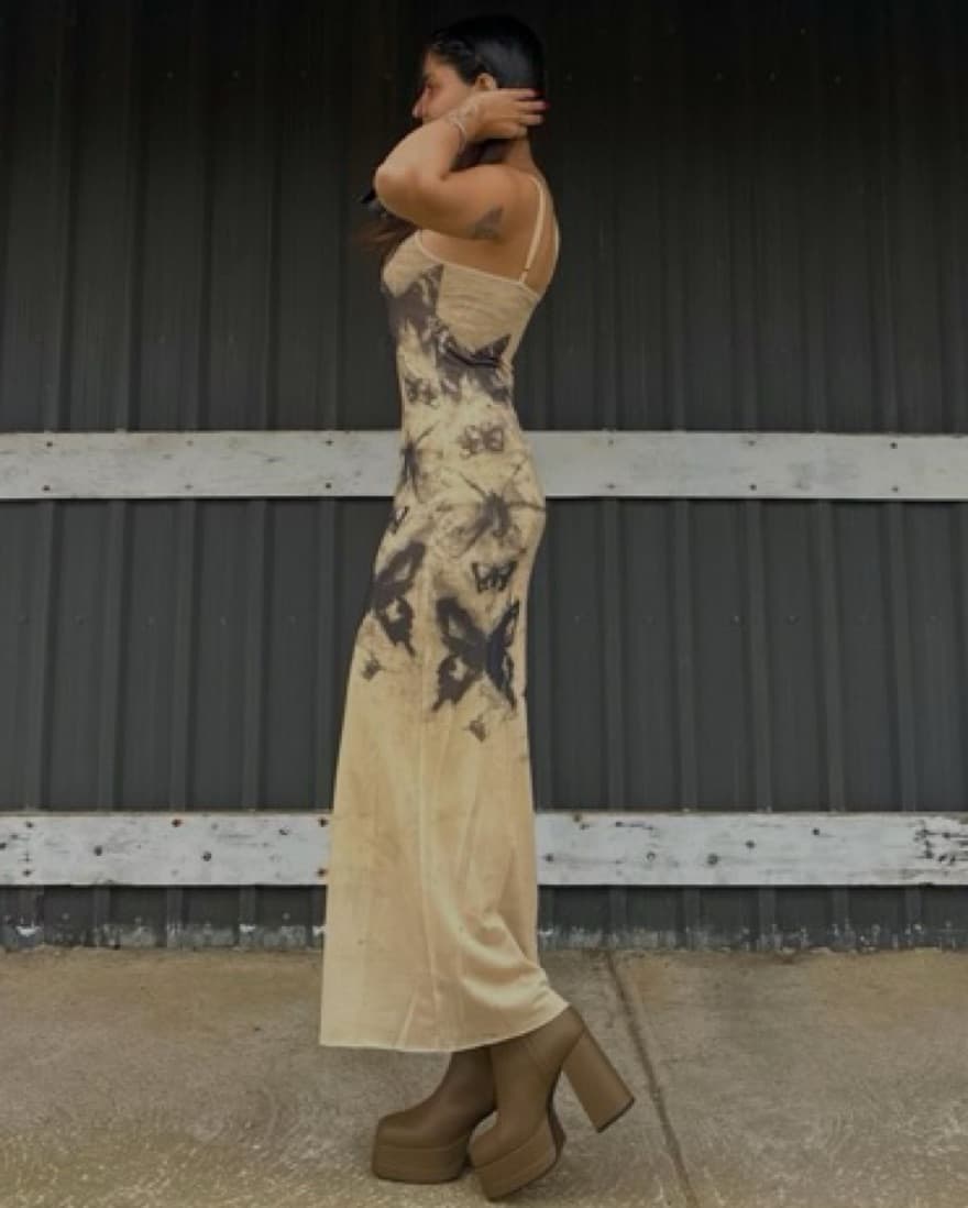 Mesh Maxi Dress  - Image 4