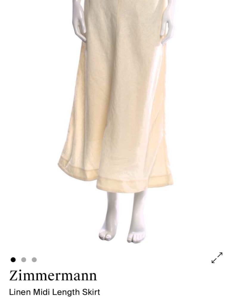 Zimmerman Linen Skirt  - Image 2