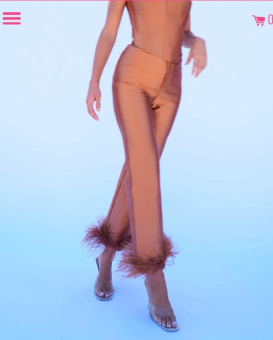 Rezek Studio Copper Foxy Hustle Pants - Image 1