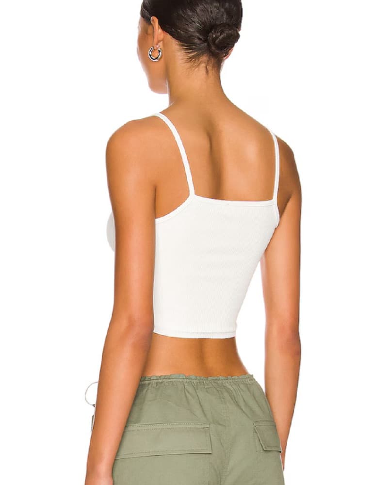Superdown Silver Butterfly Tank Top - Image 4