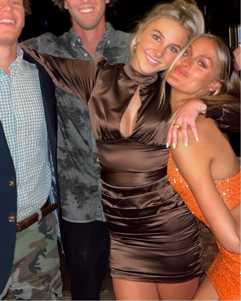 Majorelle Bristol Brown Mini Dress - Image 4