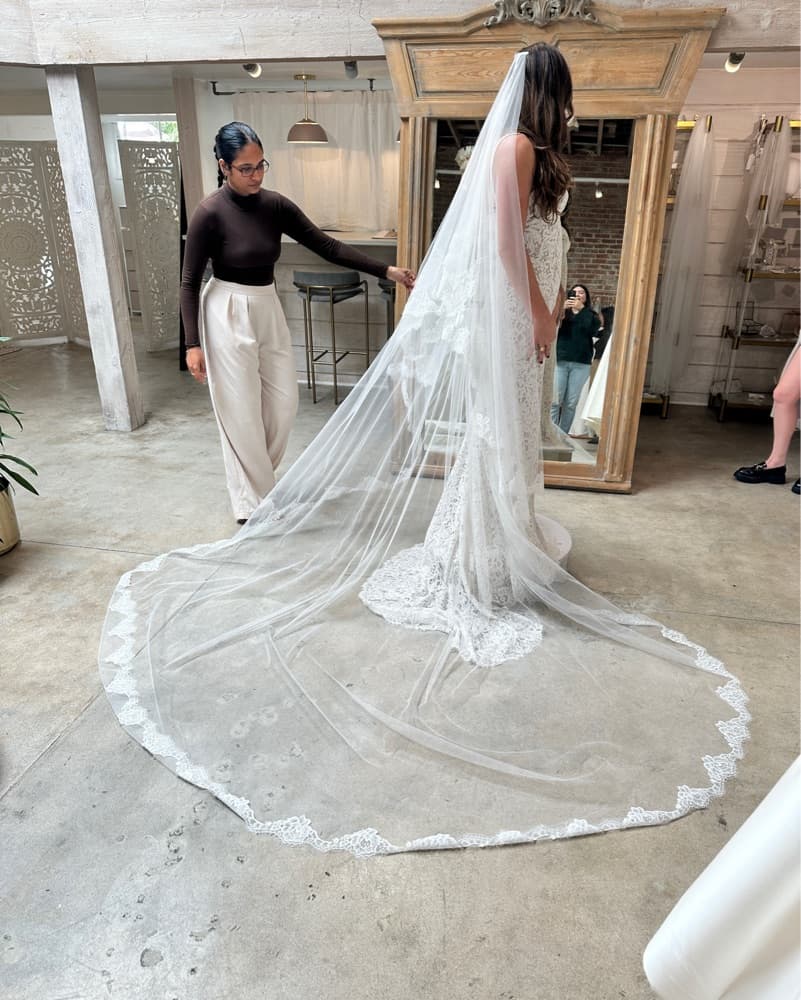 Wedding Rene Veil by Flora - Image 1