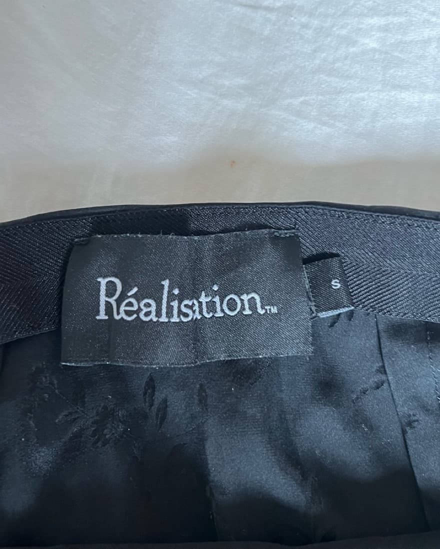 Realisation Par Black Silk Slip Skirt - Image 4