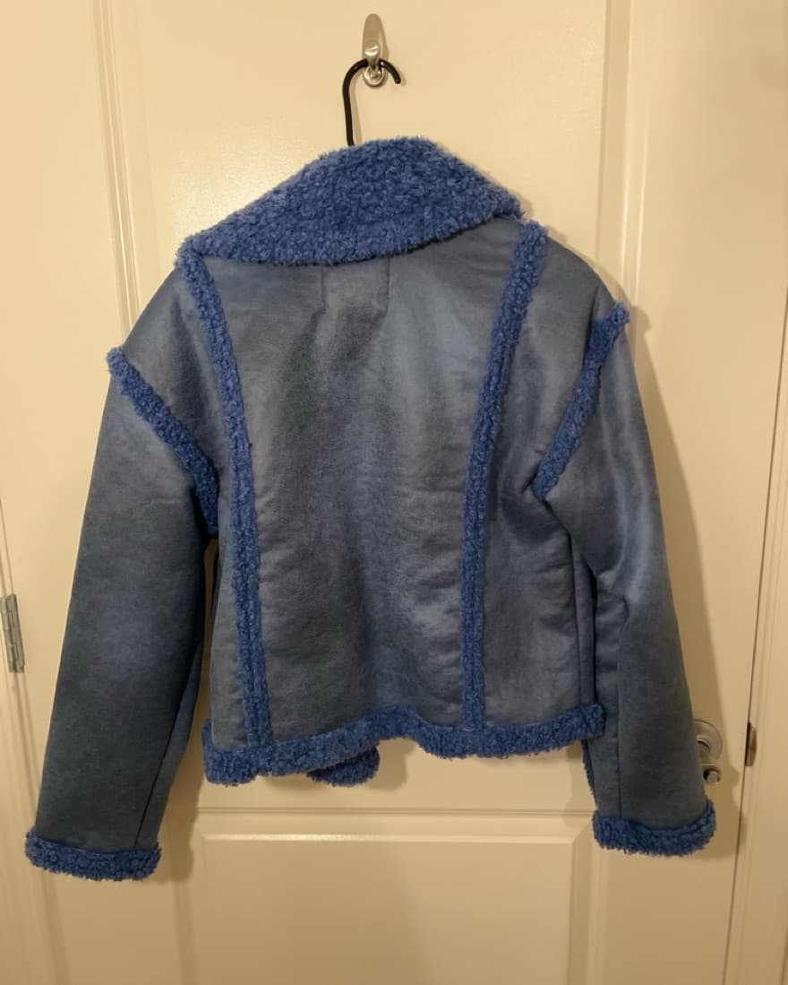 Blue Sherpa Jacket - Image 3
