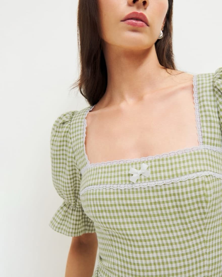 Reformation Evianna Linen Dress - Image 2