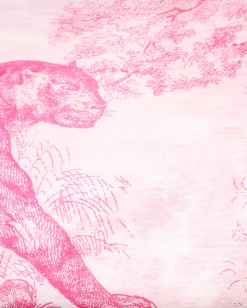 Christian Dior Pink Patterned Scarf - Image 4