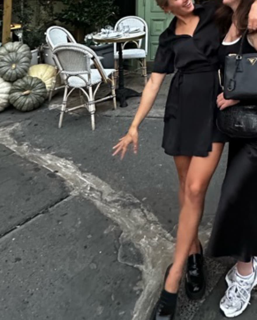 Chic Black Wrap Dress - Image 1