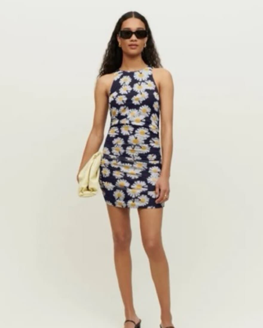 Reformation Tiel Knit Mini Dress - Image 1