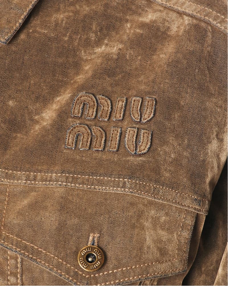 Miu Miu Velvet Button Up  - Image 5