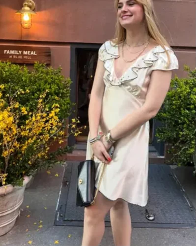 Ruffle Trim Dress - Image 2