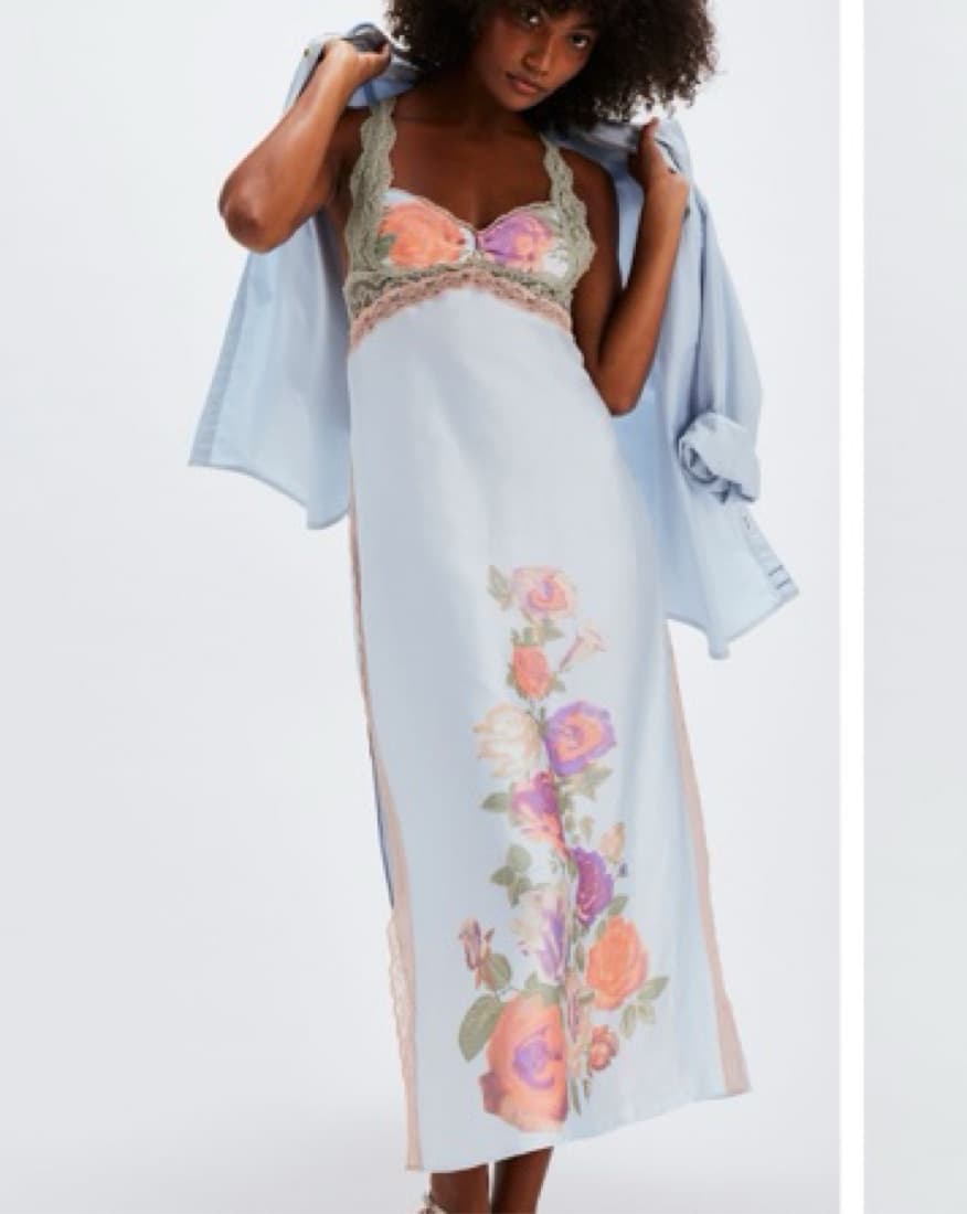 Free People Just Dreamy Maxi Slip Dress - Image 1