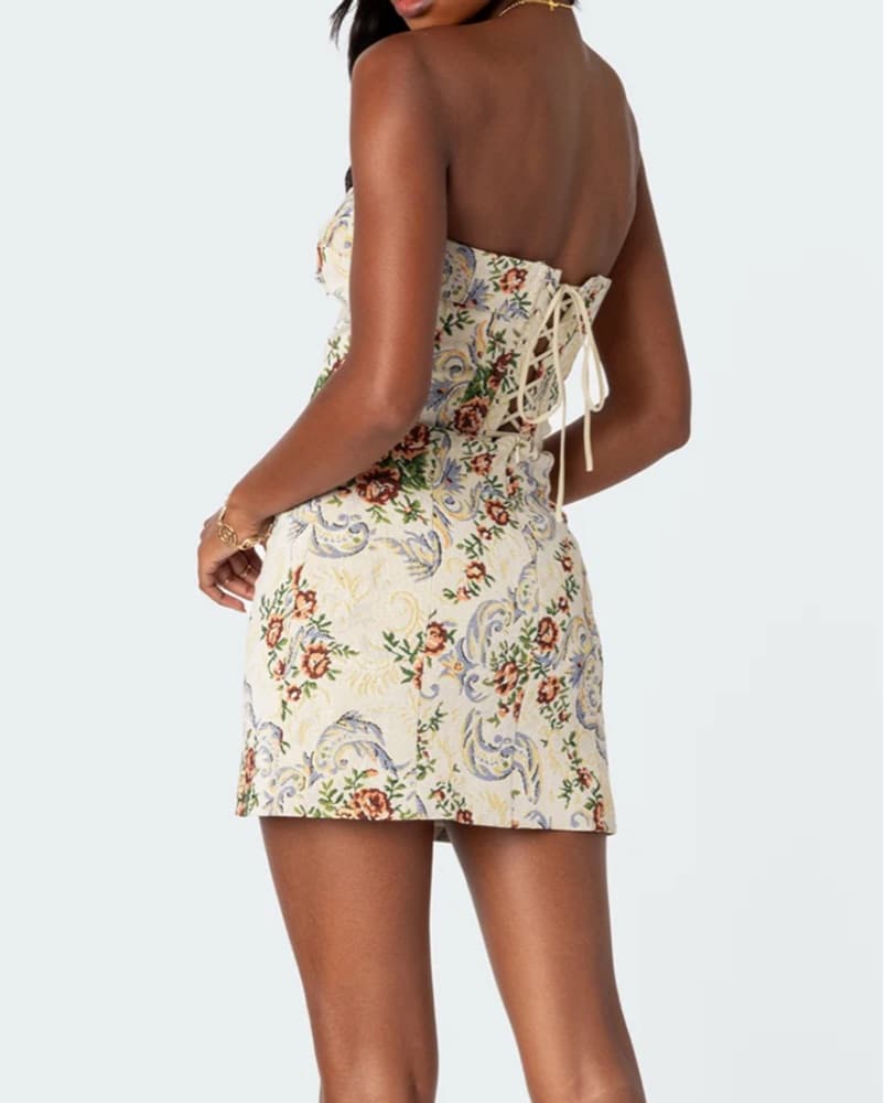 Printed Edikted Mini Dress - Image 2