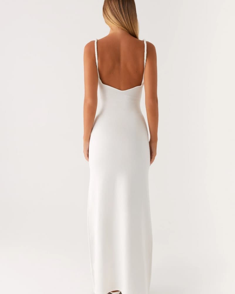 White Pepper Mayo Long Dress - Image 3