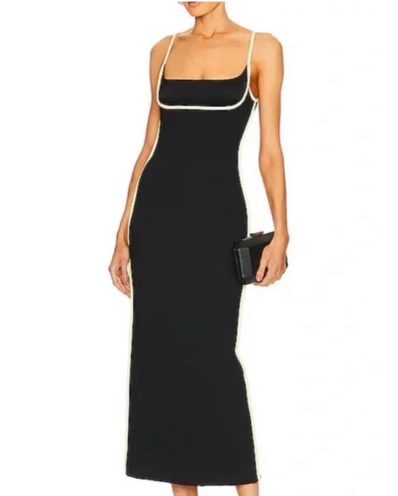 Paris Georgia Floria Black Dress   - Image 1