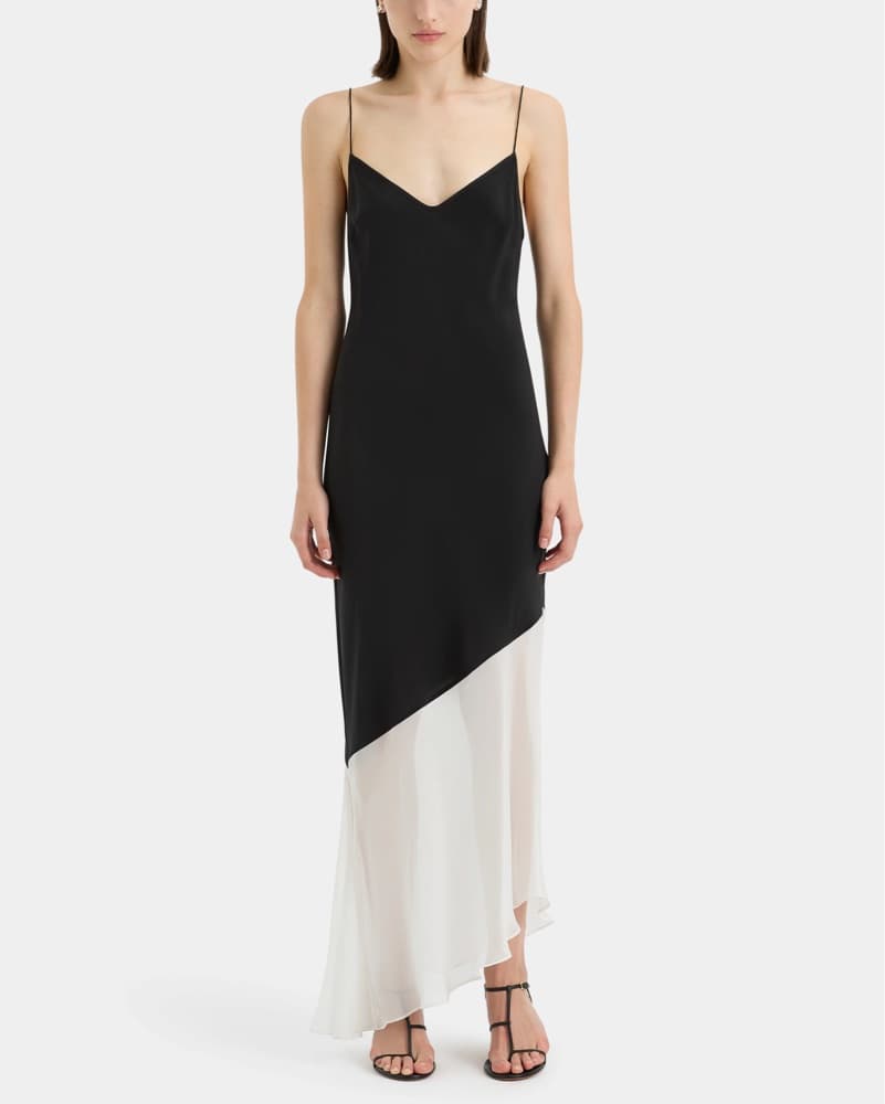 Sir Black And White Slip Dress - Image 1