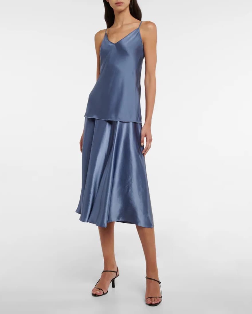 Max Mara Silk Midi Skirt - Image 2