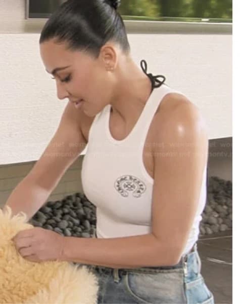 Chrome Hearts White Tank  - Image 5