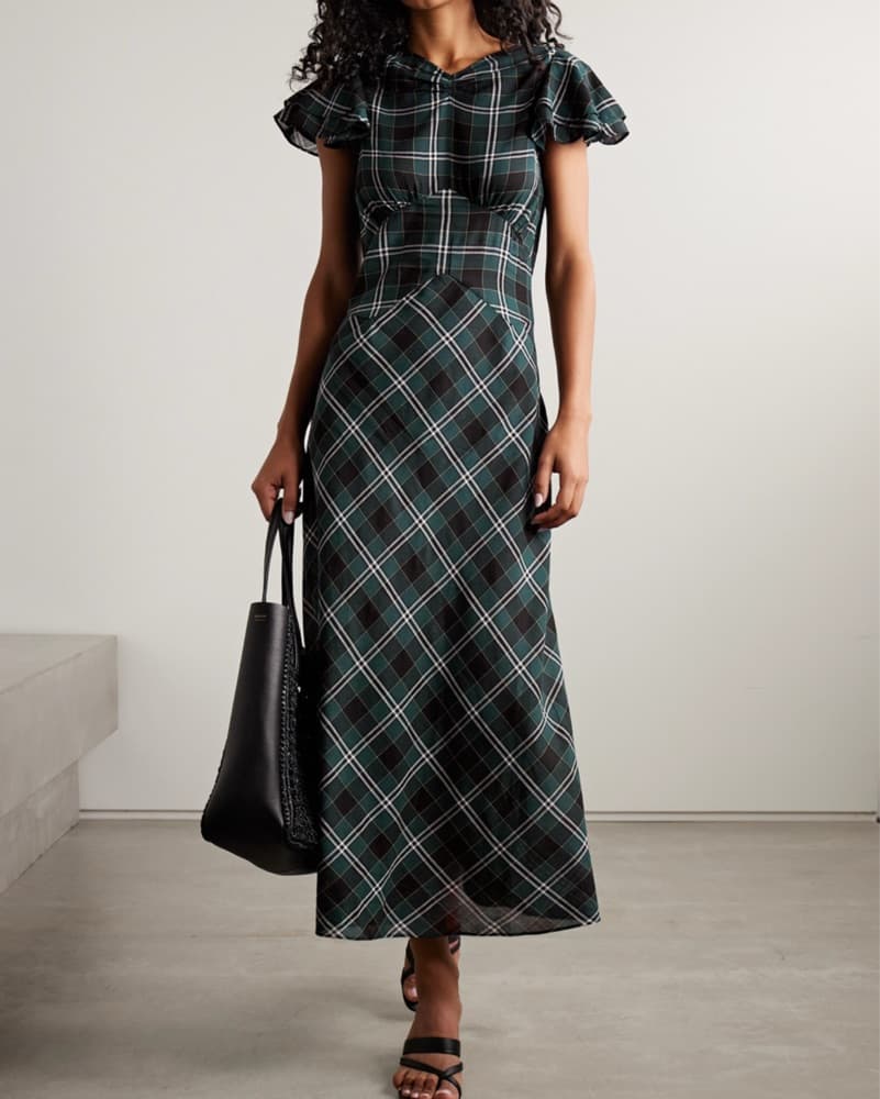 Doen Plaid Dress - Image 3