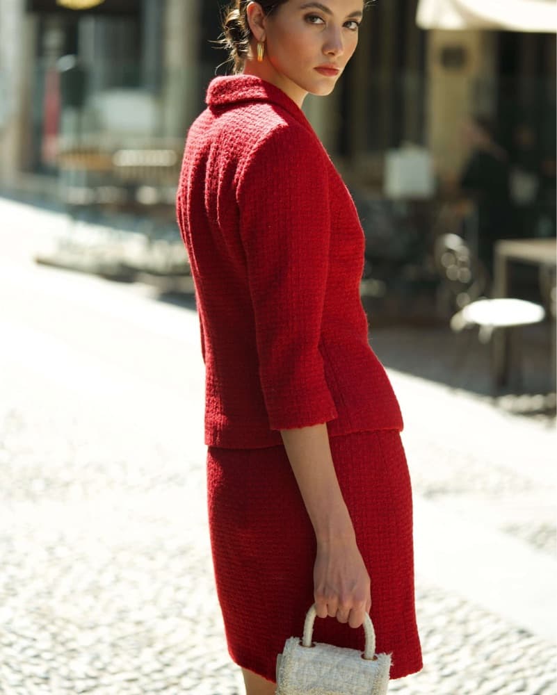 Gaala Paris Margaux Tweed Skirt Suit - Image 3
