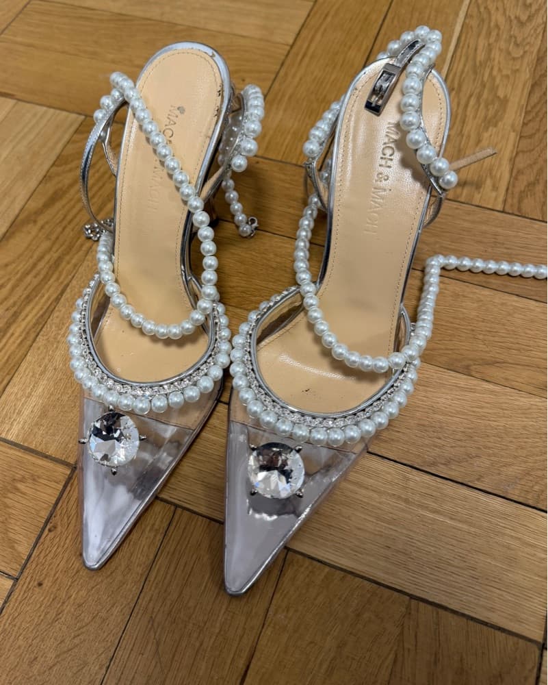 MACH & MACH Pearl Heels - Image 3