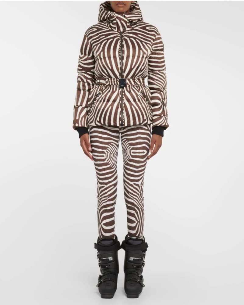 Bogner Zebra Puffer Jacket and Pants Set - Image 1