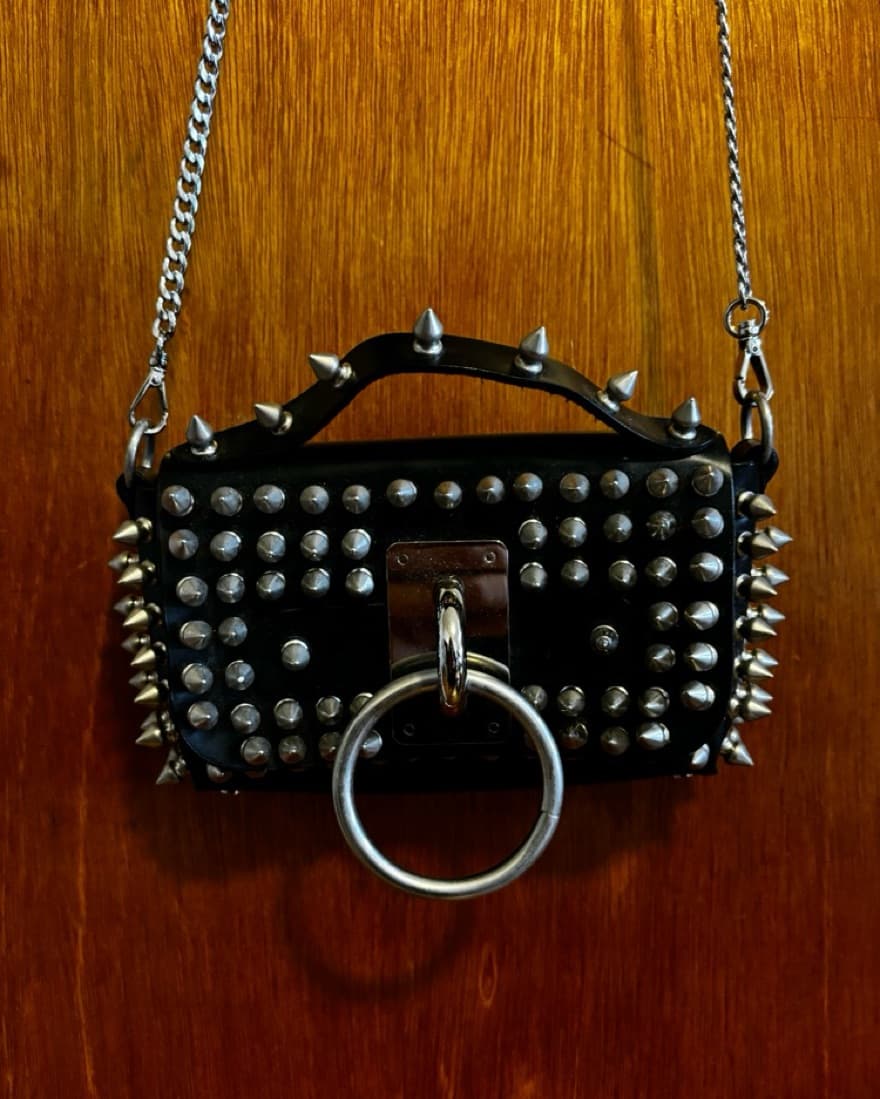 Zana Bayne Mini Spiked Choker Bag - Image 1