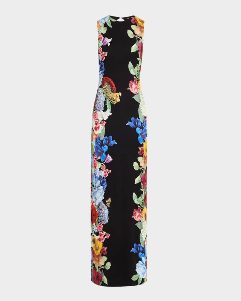 Delora Floral Sleeveless Maxi Dress - Image 1